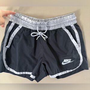 Nike Women’s Navy and Light Blue Running Shorts - Lightweight Athletic Shorts